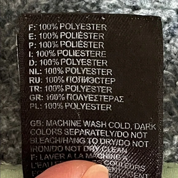 North Face Krestwood Womens Knit Full Zip Sweater Jacket Size L - Picture 13 of 15